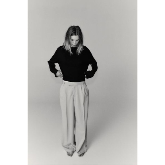 Black Sweater with Linked Seams (M, L, XL) - Picture 5 of 7